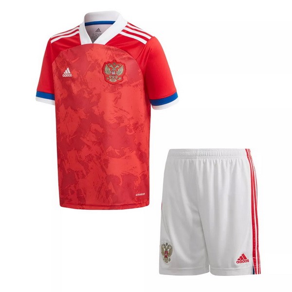 Camiseta Rusia Replica Primera Ropa Niño 2020 Rojo Blanco